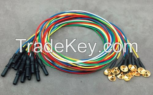 Gold cup electrodes