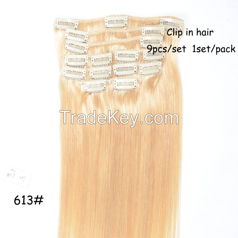 clip in hair brazilian virgin human hair extensions clip on hair