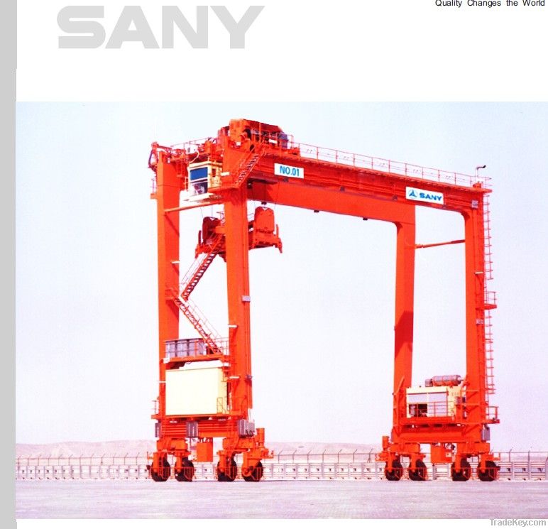 Sany 40 tons yard crane rtg and rmg