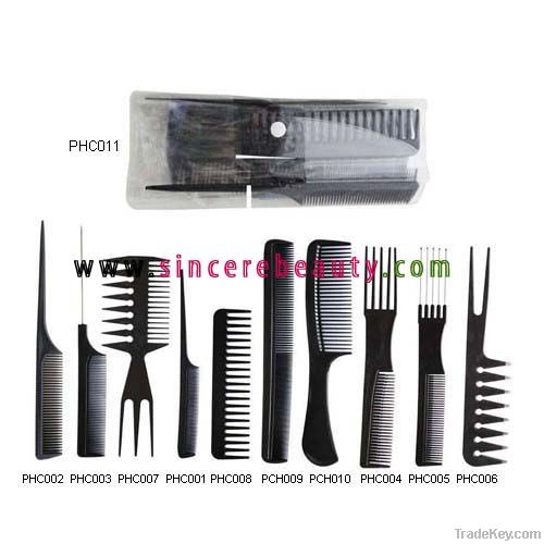 Plastic hair comb, heat resistance plastic comb