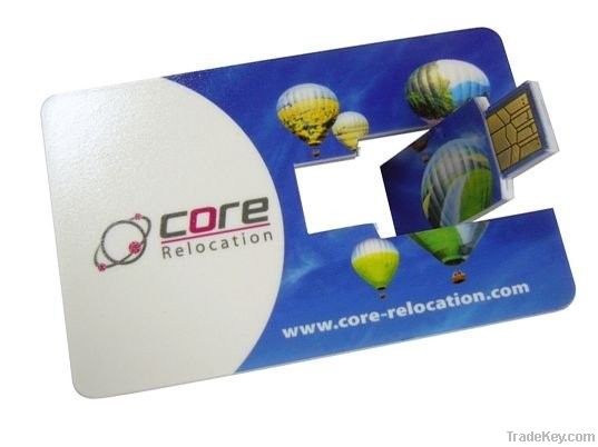 credit card USB with bespoke print