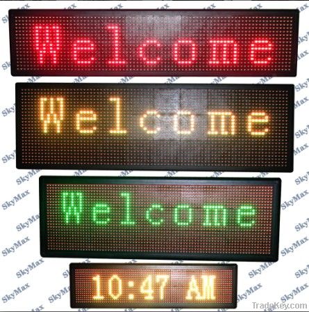 LED message sign