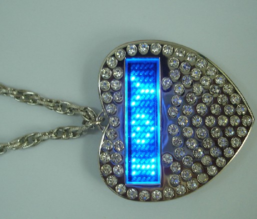 Text LED Dog Tag