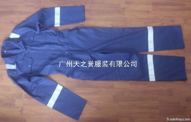 coveralls with Hi-vi