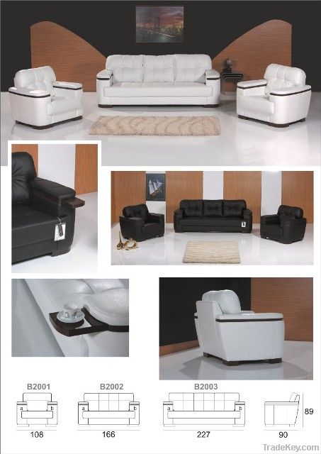 Leather Sofa Set