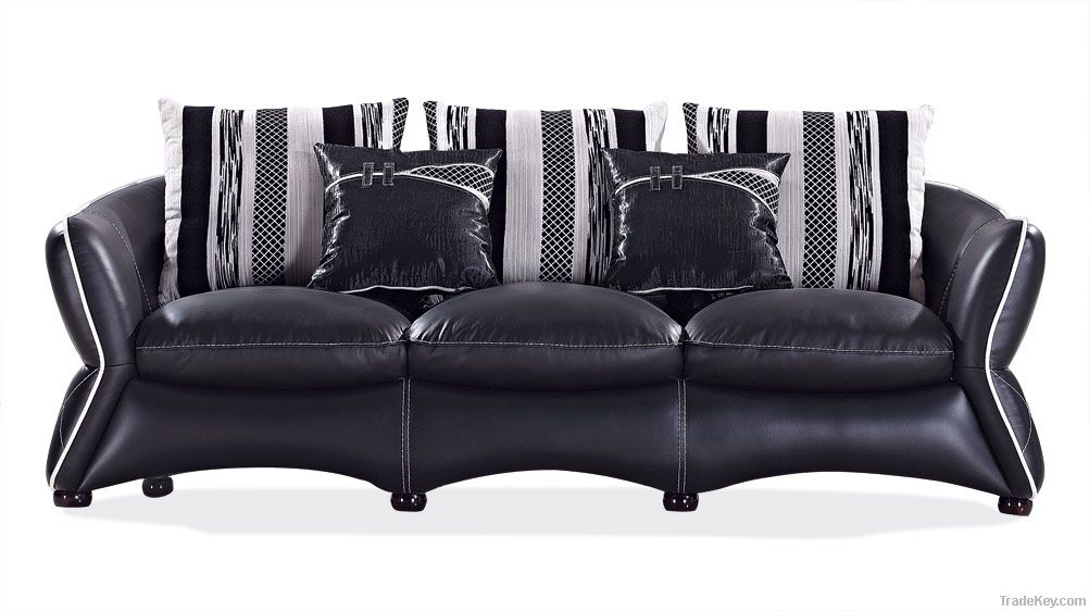 Best-selling Sofa with Superior Quality Low Price, Black Sofa Set