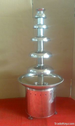 6 layers 110cm high commercial chocolate fountain