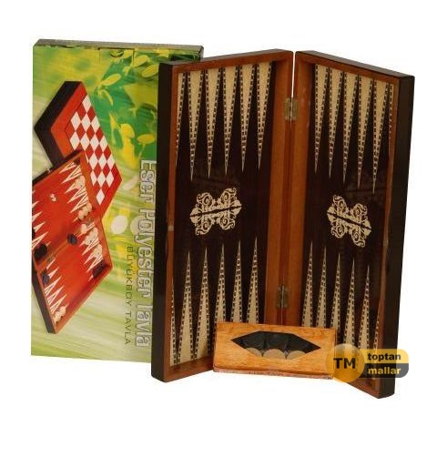 wooden backgammon