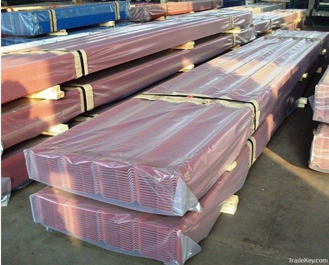 corrugated sheet metal roofing