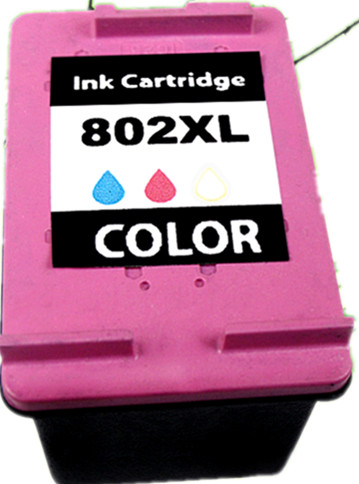 Compatible hp802 BK/C ink cartridges for inkjet printers