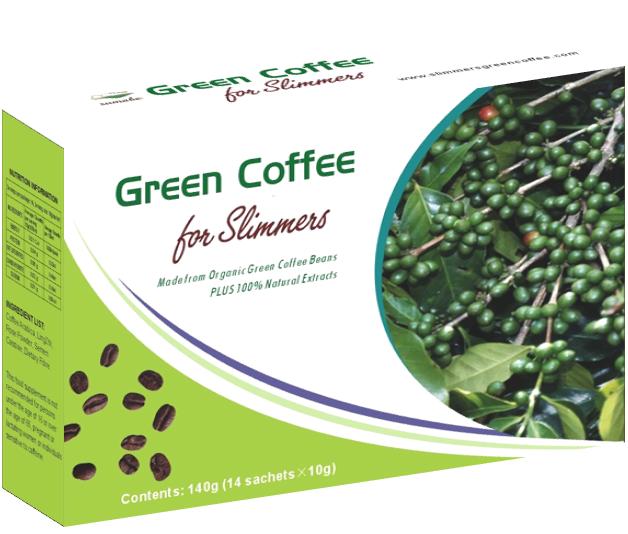 Green coffee for slimmers, natural slimming coffee