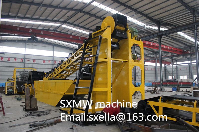 Hot SXMW machine selling chain bucket dredger/bucket gold dredgers