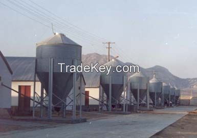 flat steel silo