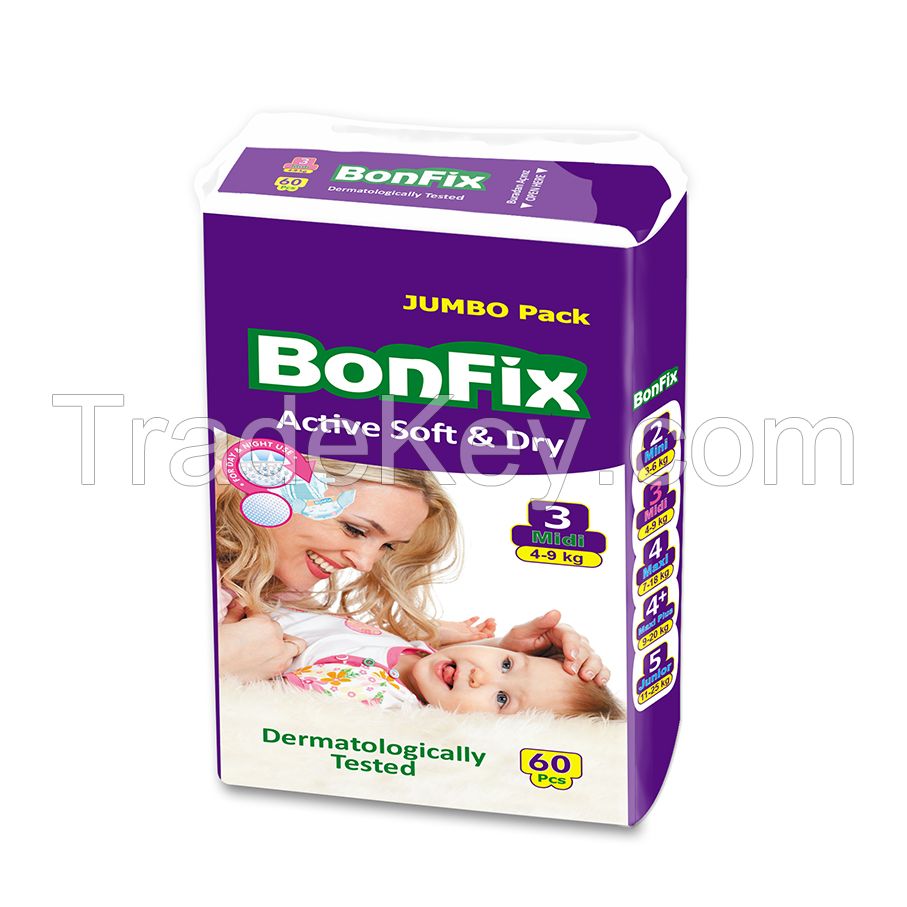 BONFIX BABY DIAPERS MAXI 20PCS