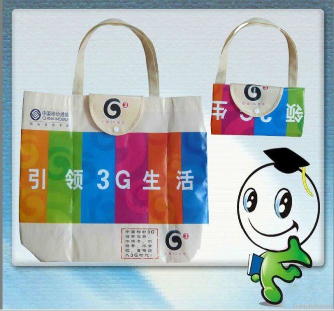 Eco-friendly PP non-woven foldable shopping bag