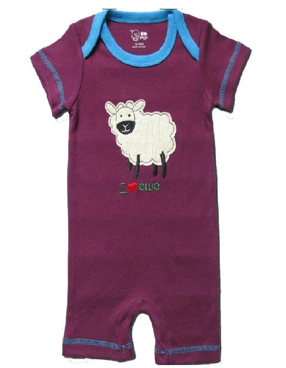 Short sleeves baby romper