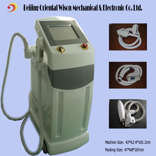 3 handles elight rf laser ipl hair removal machine