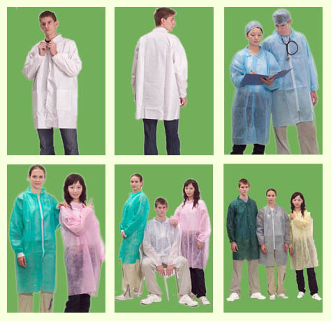 Non Woven Lab Coat, Visitor Coat