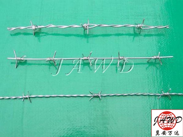 heavily galvanised high tensile barbed wire