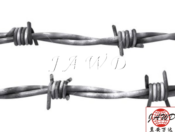 Galvanised barbed Wire