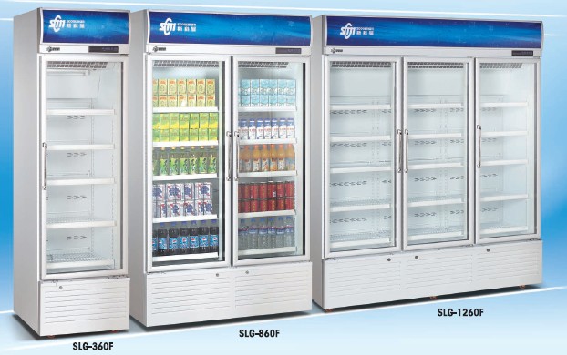 Upright Freezer Showcase  SLG-F