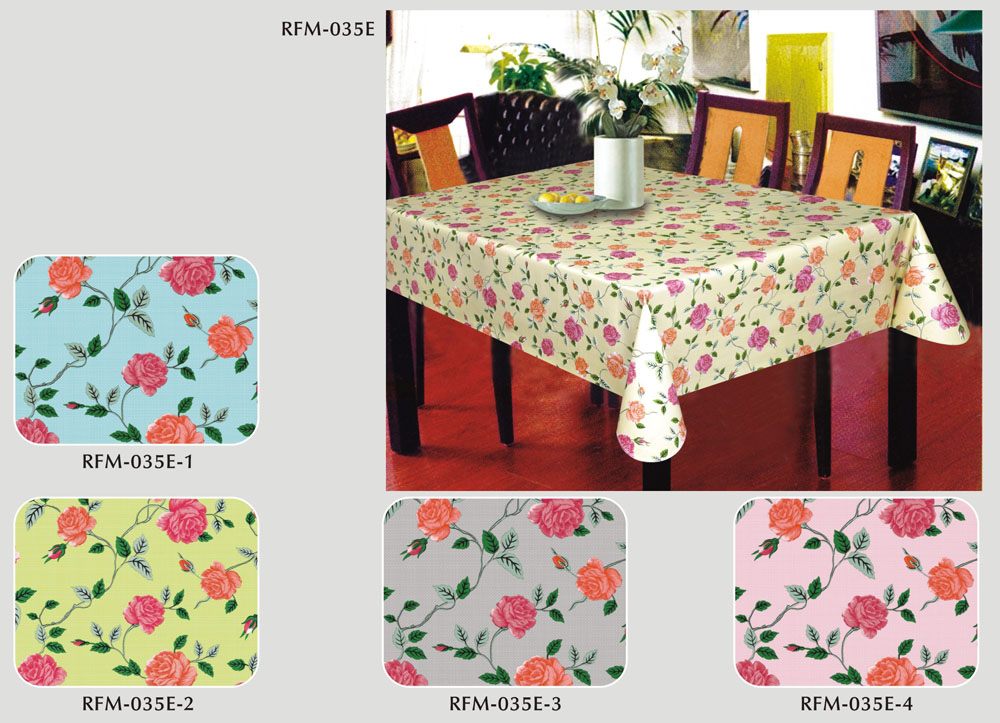 pvc table cloth