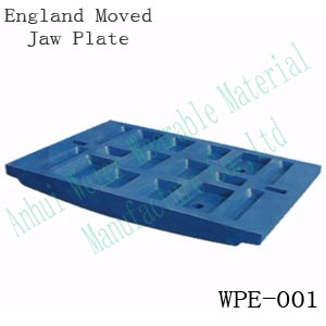 Wearable high manganese jaw crusher parts jaw plate, jaw dies