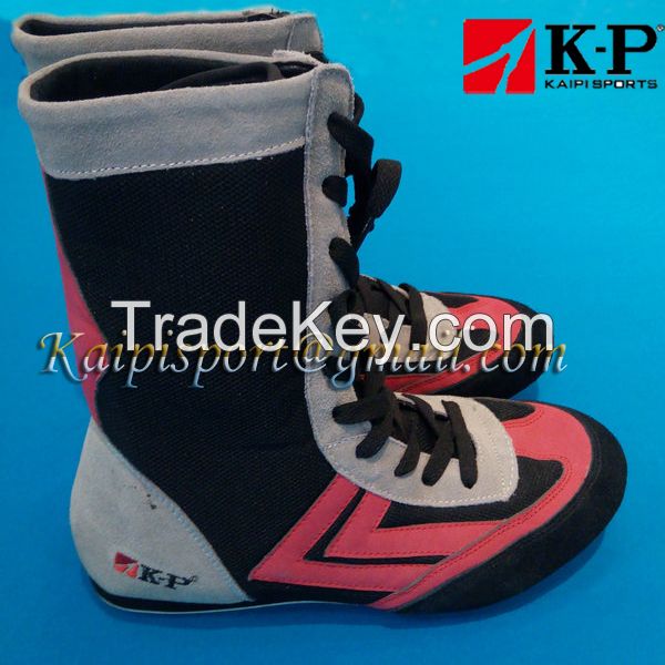 Leather Boxing Shoes Boxing Boots