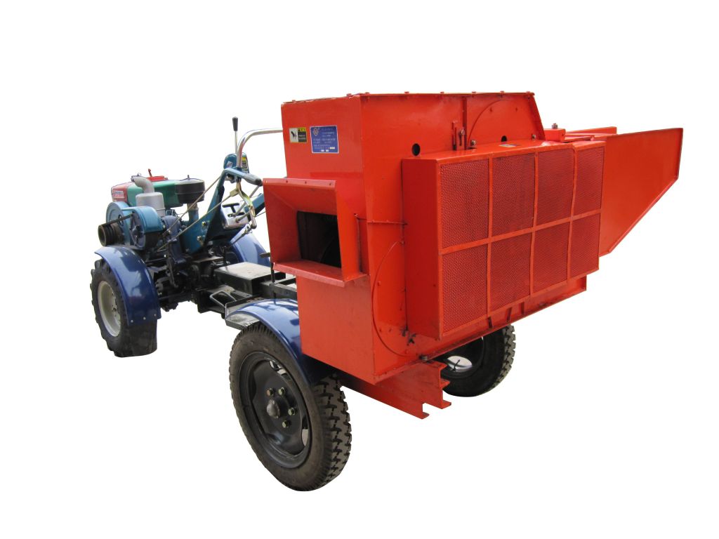 Sugarcane leaf-removing machine