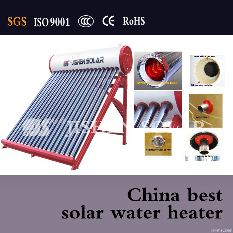 Non pressurized solar water heater