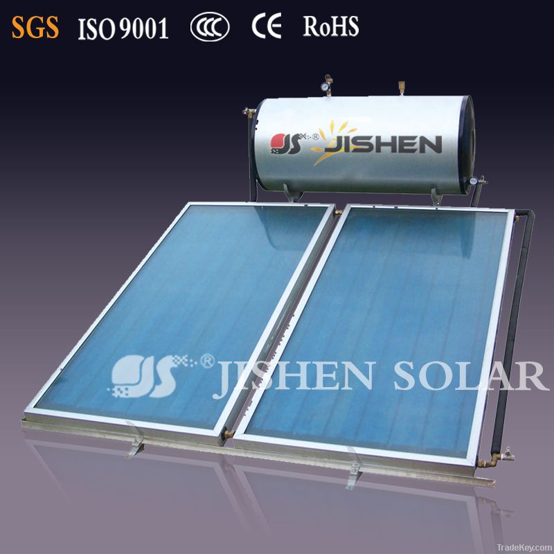 Flat solar water heater