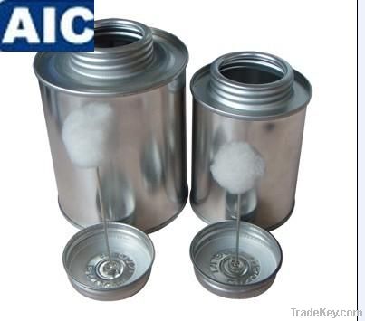 4oz/8oz/16oz/32oz pvc adhesive screw top tin bottle