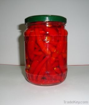 Pickled Hot Chili Glass Jar