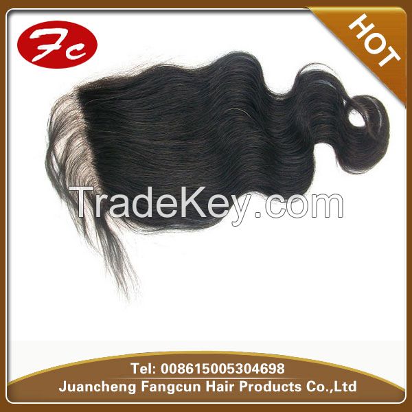 brazilian human hair 6a grade straight virgin hair bundles with lace closure