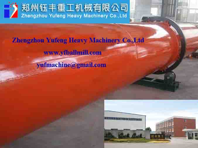 Yufeng Iron ore rotary dryer, copper ore concentrate dryer