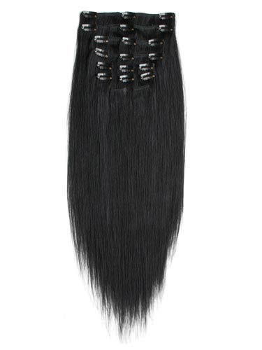 Brazilian virgin remy  human hair clip-in hair extension