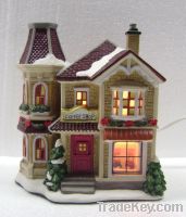 Polyresin Christmas House