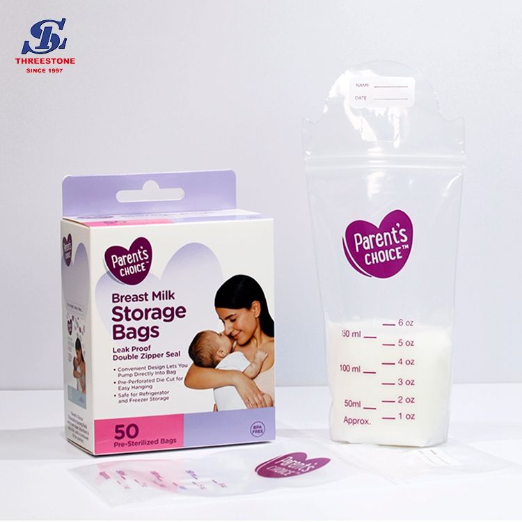 BPA Free Breast Milk Storage Bags 5-12OZ