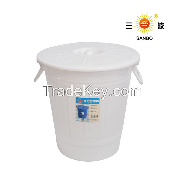 Middle large supper large Plastic water bucket eco-friendly rice bucket