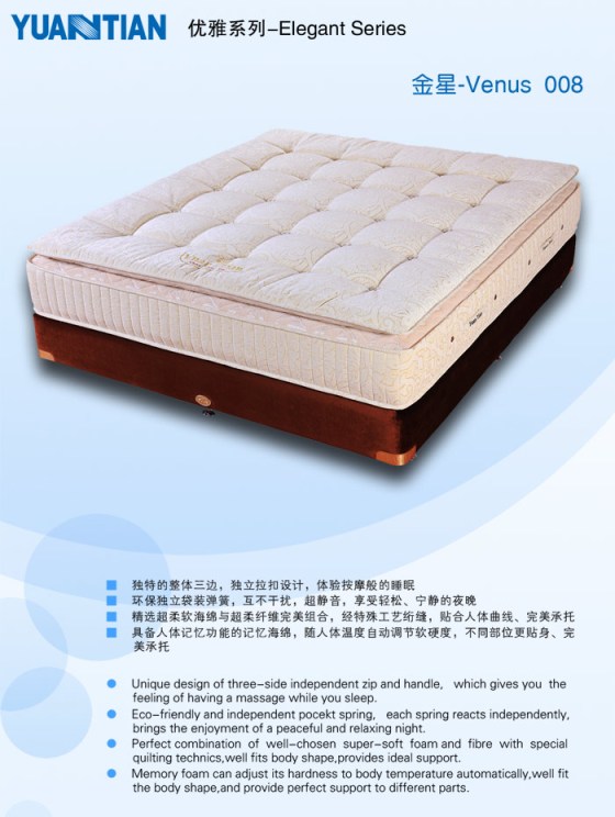 Memory foam Mattresses guaranteed 12 years