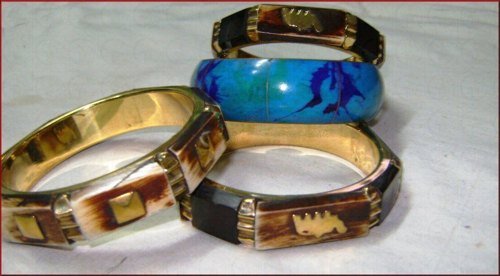 BONE BRASS BANGLES