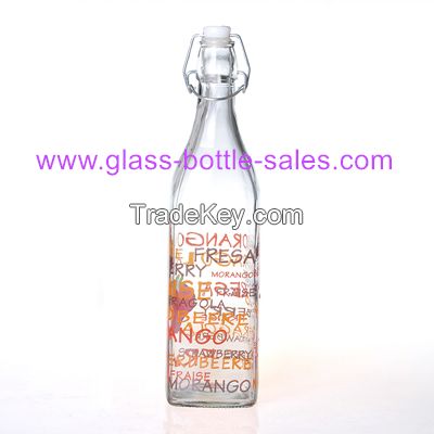 VOSS Water Glass Bottle With Cap