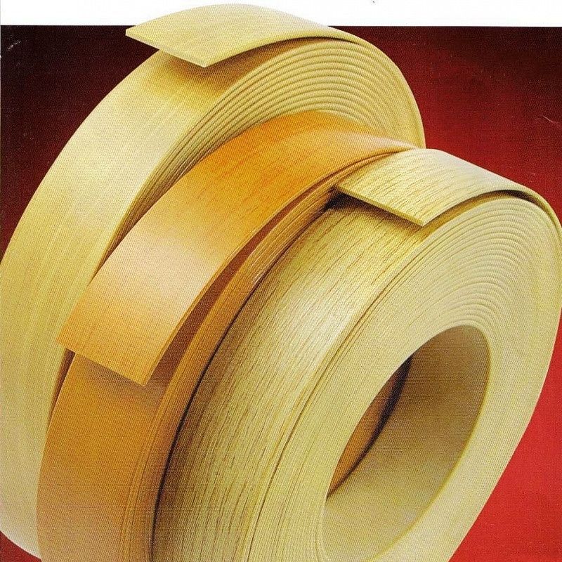 Pvc edge banding. Raw material : 80%polyvinyl chloride + 20%calcium.Waterproof, clean and sanitary