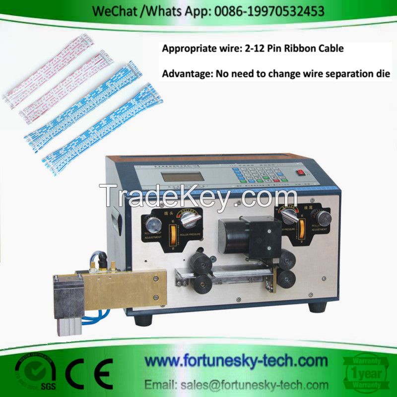 Automatic Flat Ribbon Cable Strip Cut Split Machine FRC Cutter Stripper Splitter