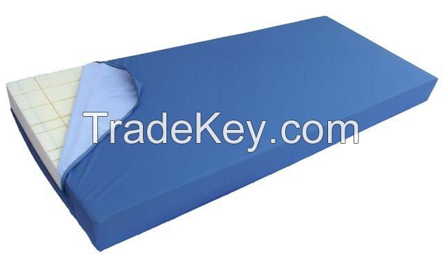 Waterproof PU Coated Anti Decubitus Medical Mattress Covers with Zipper