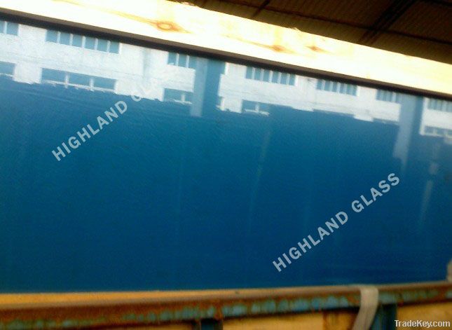 Fort Blue Reflective Glass