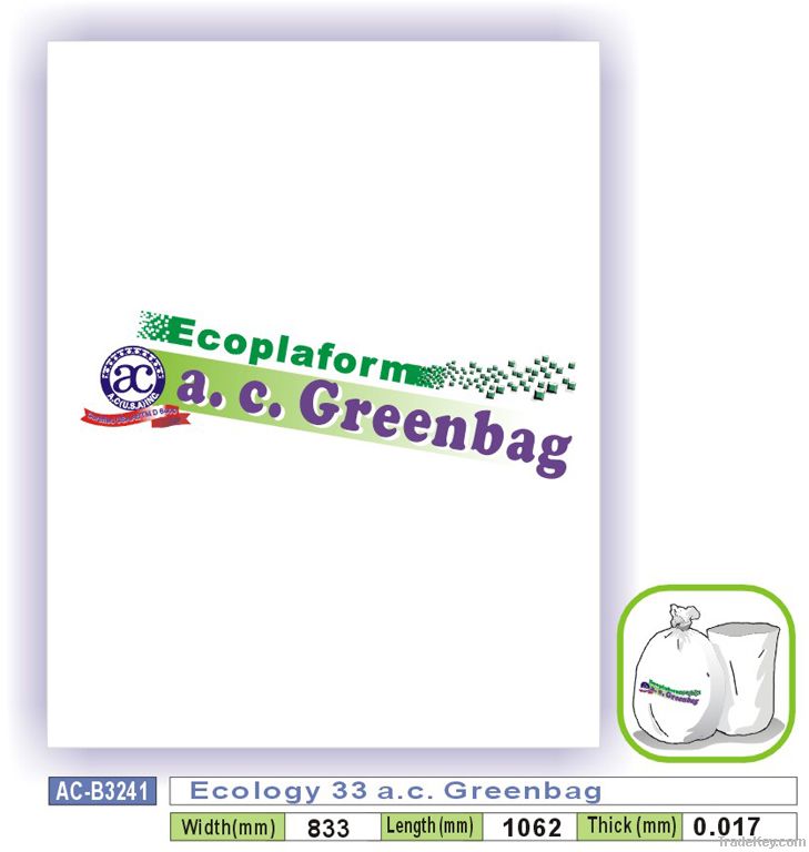 Ecology 33 a.c. Greenbag