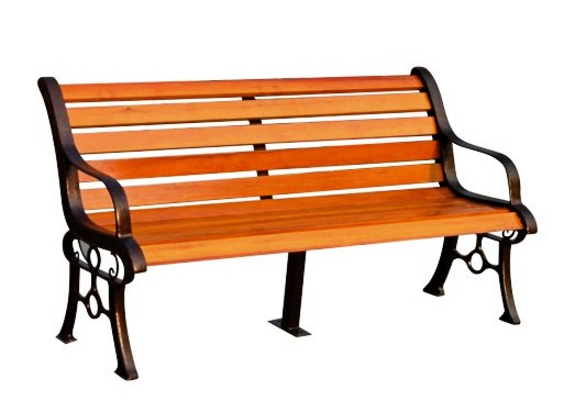 Outdoor Park Wood Bench