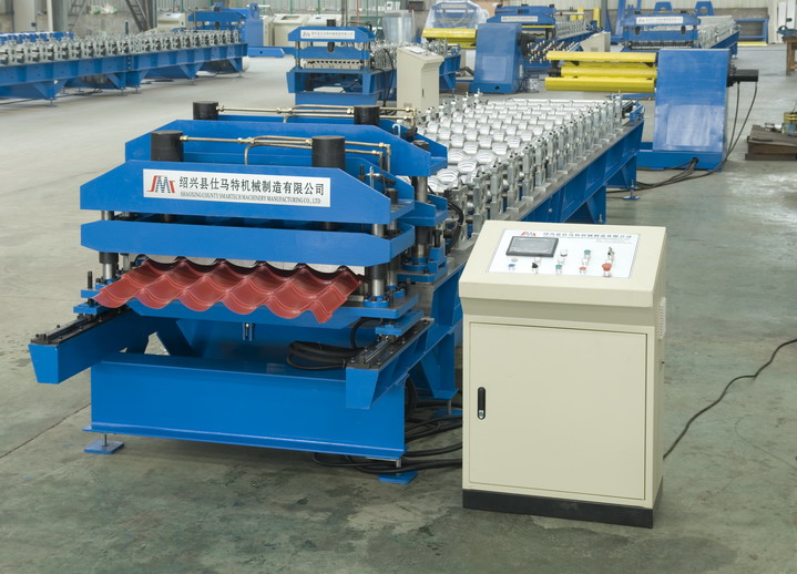 Glazed Tile Roll Forming Machine