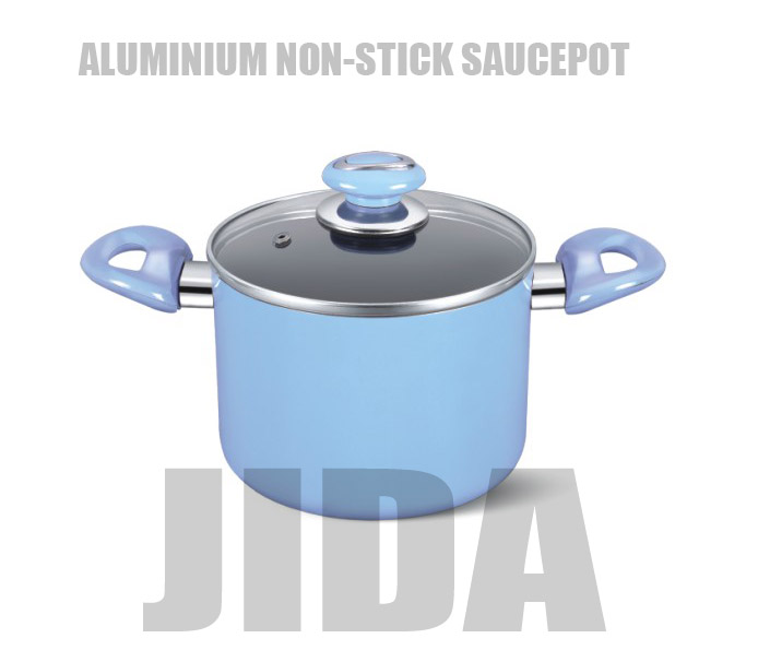 Aluminium non-stick saucepot